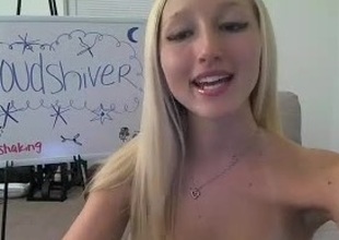Cute blond teen masturbation webcam